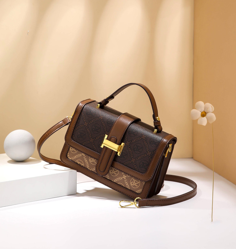 Diva Dale Brown, Brown Sling Bag Stylish Trendy Premium Party-Wear Casual