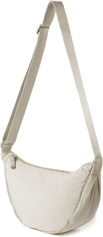 Tressential White Sling Bag Crossbody bag for Women Men