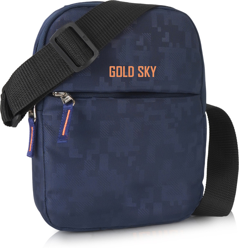 GOLD SKY Grey Sling Bag UrbanX Cross body Men’s Sling Messenger Bag for Travel / Office / Business