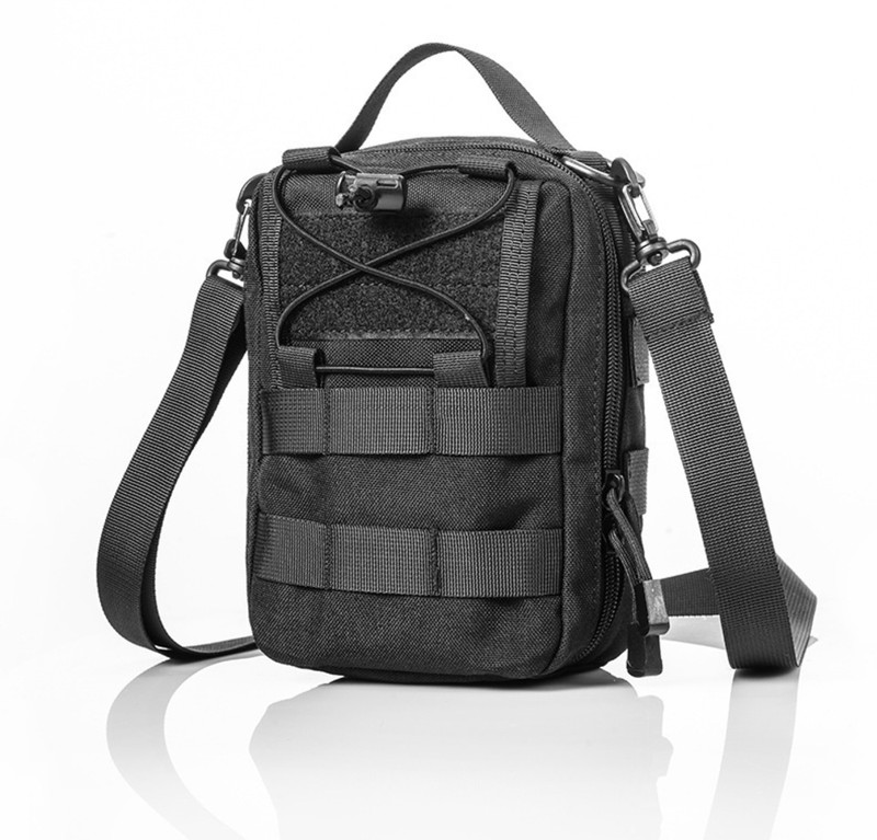CarryTrip Black Sling Bag Multipurpose Tactical Sling Bag Crossbody Bag For Travel And Casual Sling Bag