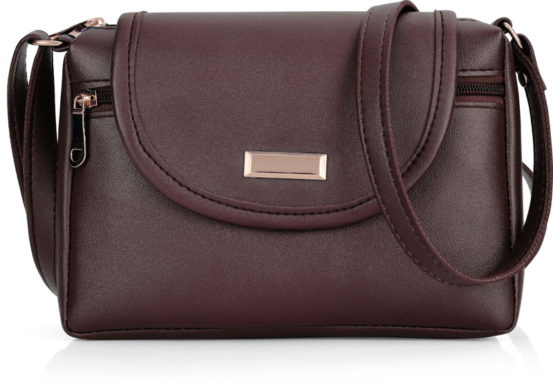 JI ACCESSORIES Beige Shoulder Bag Women's Elegant Leather Crossbody Sling Bag with Adjustable Strap