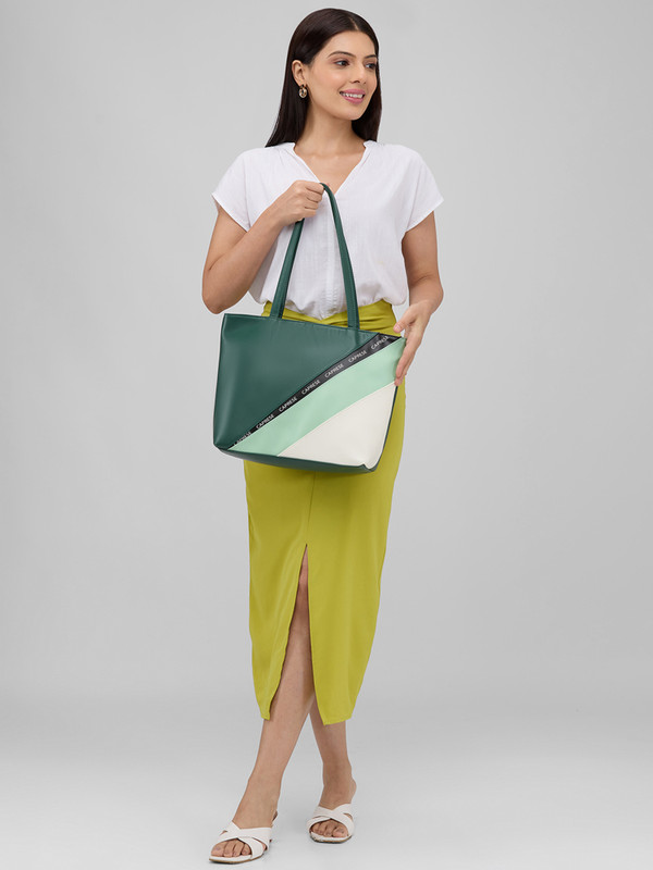 Caprese Green Tote Bonnie