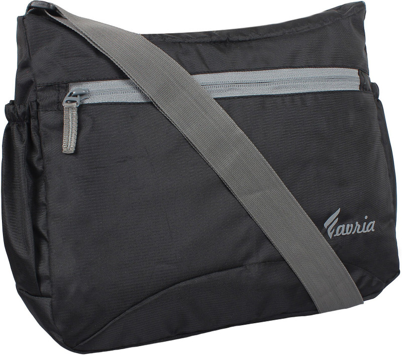 Favria Black Sling Bag Men & Women