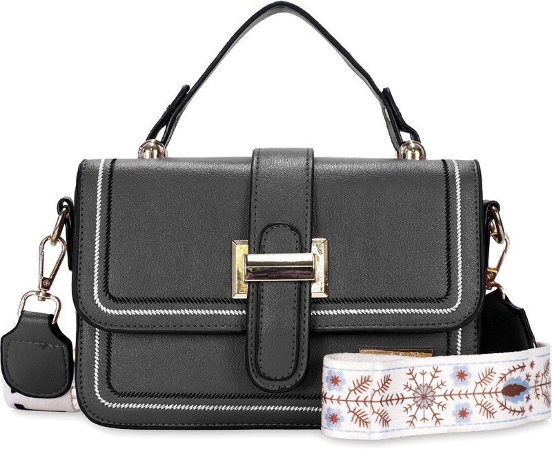 LUVOKSI Grey Sling Bag For Women / Girls