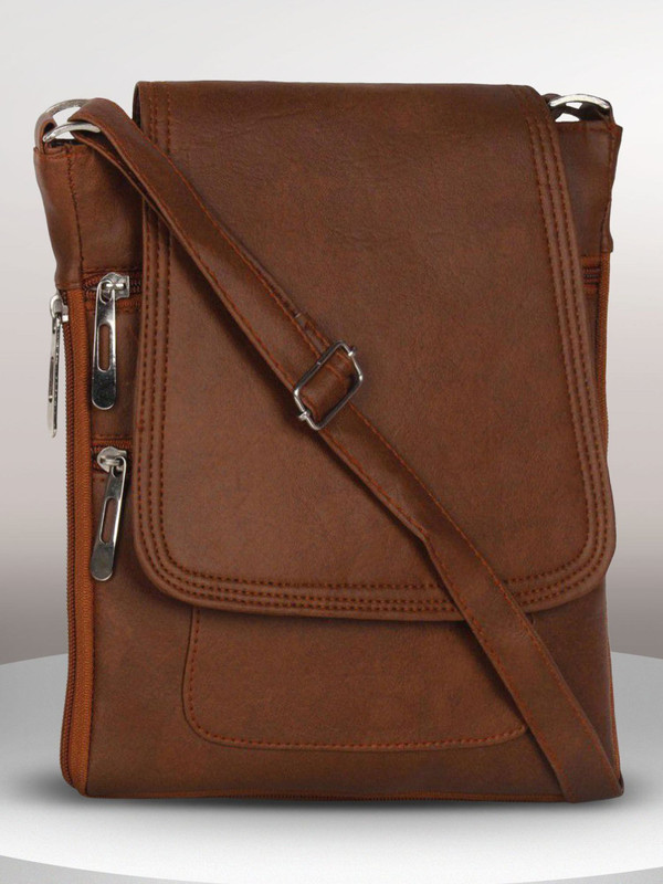 Punto Uno Brown Sling Bag For Girls,Women