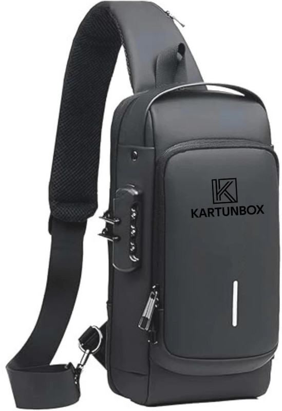 KARTUNBOX Black Shoulder Bag Black Cross Body Bag
