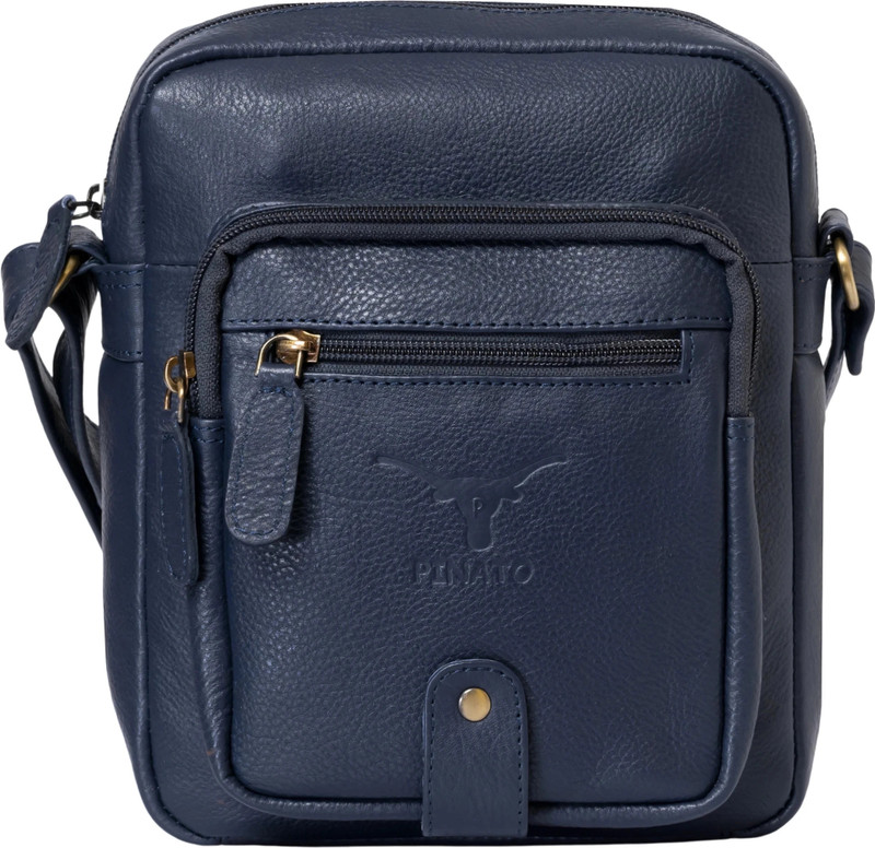 Pinato Blue Sling Bag PL-3103 Navy Sling Bag Handmade
