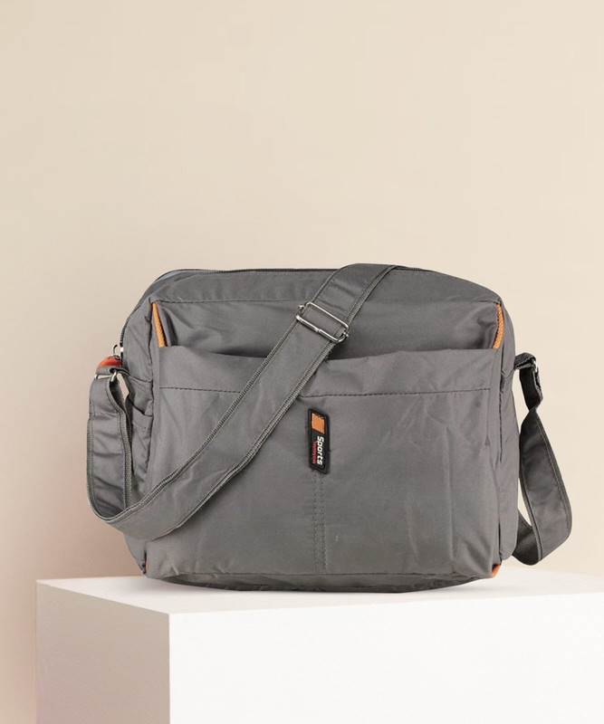 TSK Grey Sling Bag MENS AND WOMENS SIDEBAG/SLING BAG