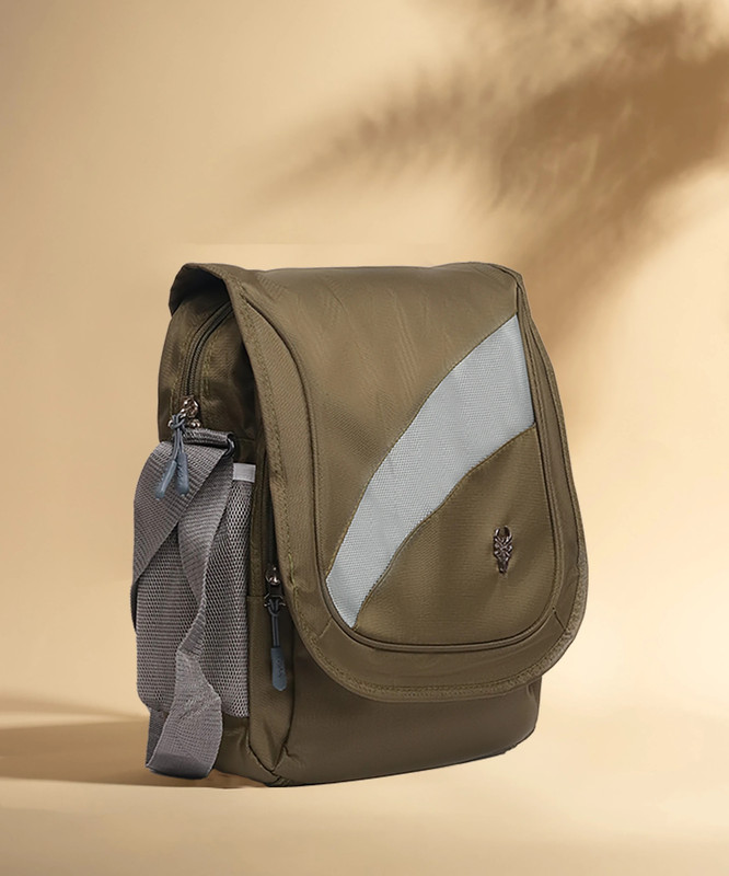 Krishiv Green Sling Bag Maximus Cross Body Men One Side Sling Bag Business Messenger Bags Travel Slings