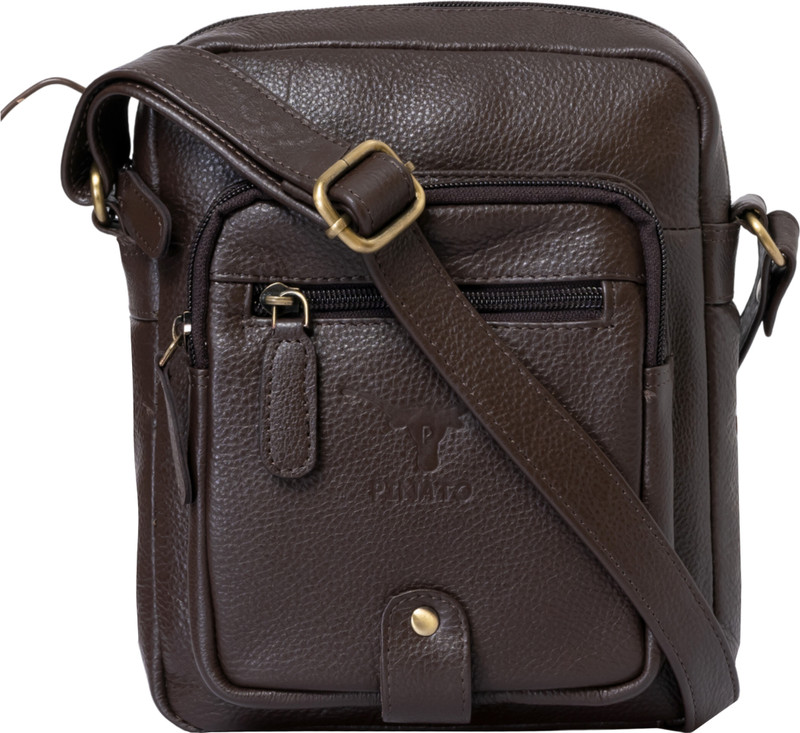 Pinato Brown Sling Bag PL-3103 Brown Sling Bag Handmade