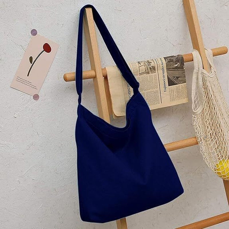 cllozee Blue Sling Bag Women Canvas Handbag For Multipurpose