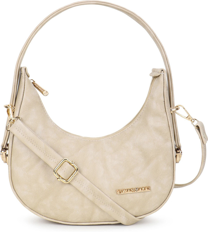 Women Marks Clear Sling Bag -CREAM