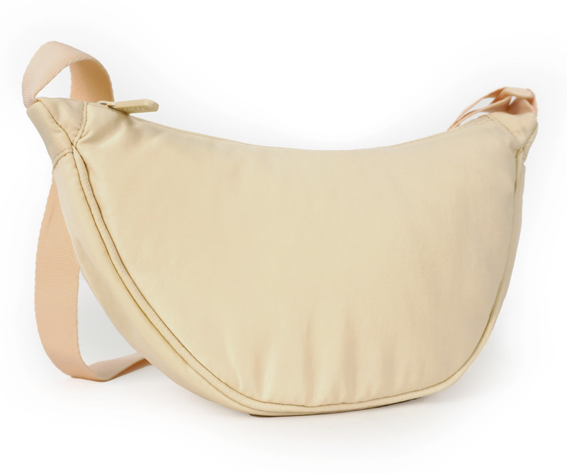 Destinio Beige Sling Bag Unisex Mini Sling Bag Crossbody for Men & Women Travel & Office Bag