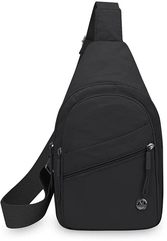 SOKT Beige Sling Bag Waterproof Crossbody Chest Bag for Men and Women Fashion Sling Bag