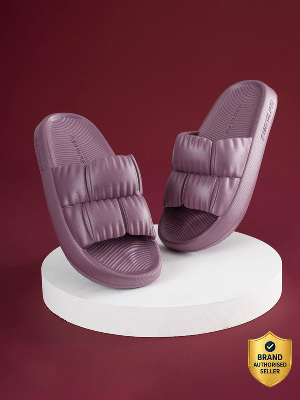 RED TAPE Women Slides(Purple , 3)