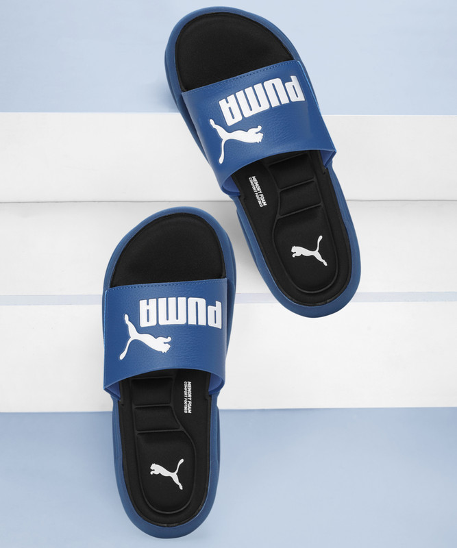 PUMA Men Royalcat Memory Foam Slides(Blue , 10) - 27% off at DetectaDeal