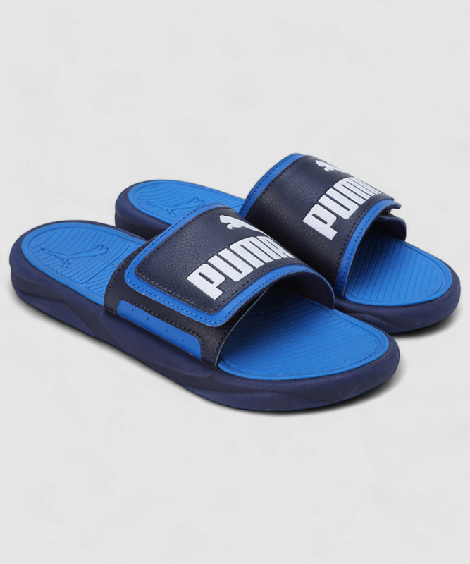 PUMA Men Royalcat Comfort Slides(Blue , 6) - 30% off at DetectaDeal