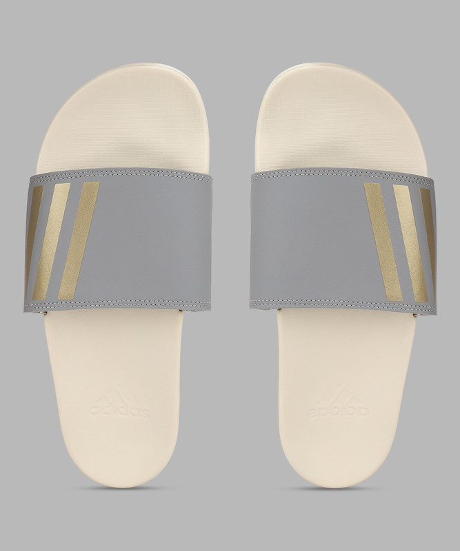 ADIDAS Unisex Slides(Grey , 9)