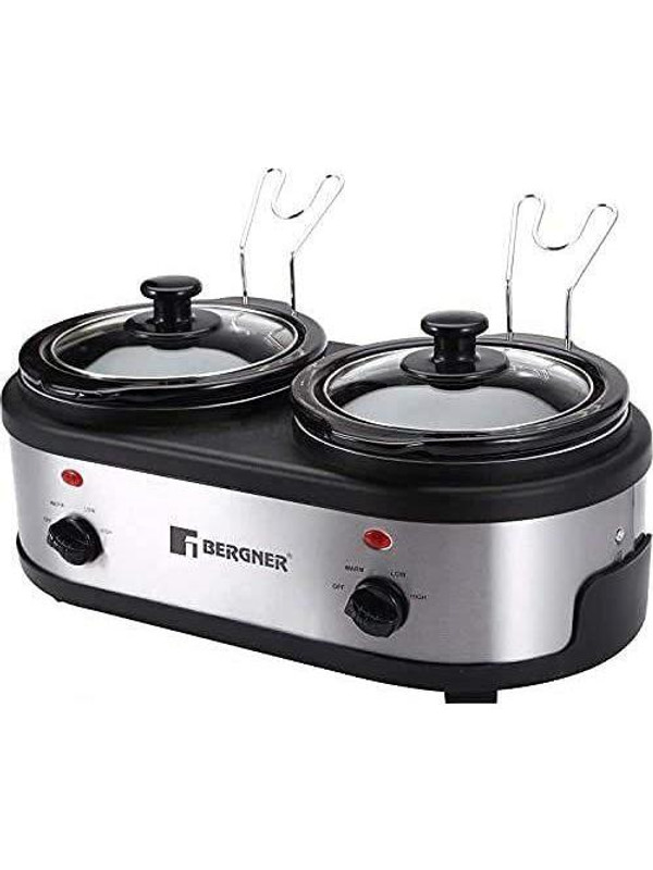 BERGNER BG-193 - Supreme_ Slow Cooker(1.5 L, Grey)