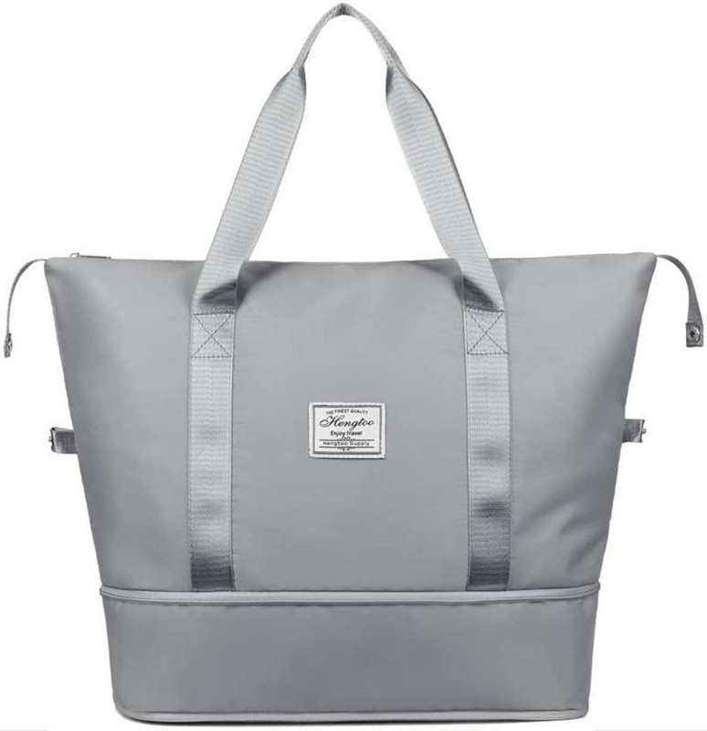 INNOVIA Lightweight Waterproof Carry Luggage Bag for Travel Small Travel Bag(Grey)