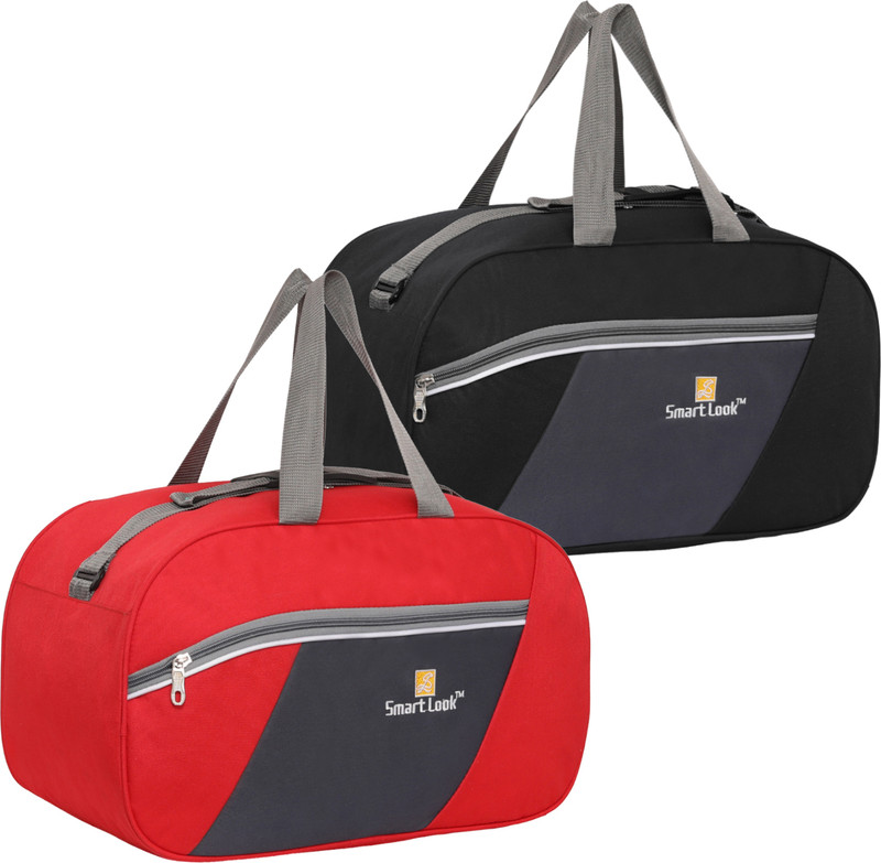 smartlookduffel DB-Light 792 Small Travel Bag - 20 Inch (Black Red) Small Travel Bag - 20(Black, Blue)