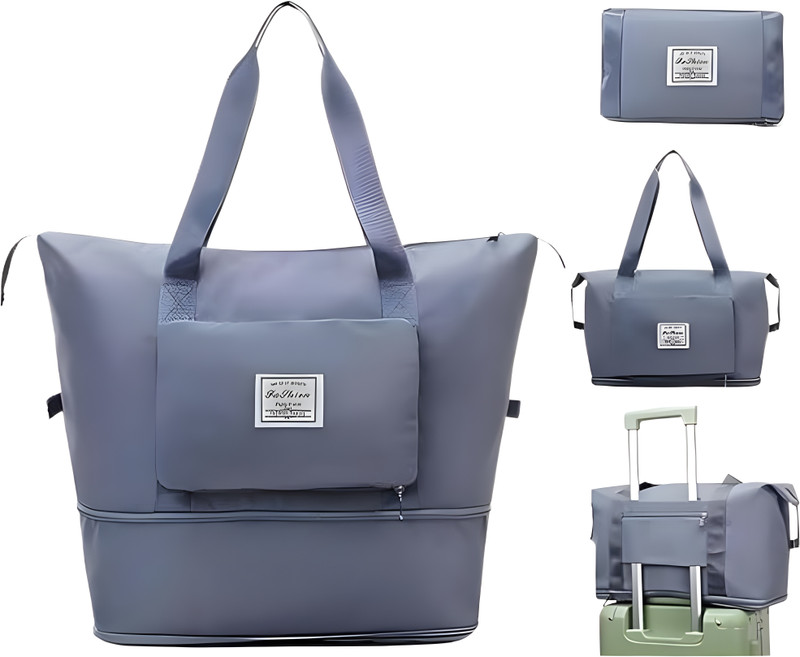 Happy Murti Foldable Travel Bag for Women Luggage | Duffle Bag | Waterproof Traveling Bag Small Travel Bag  - Large(Blue)