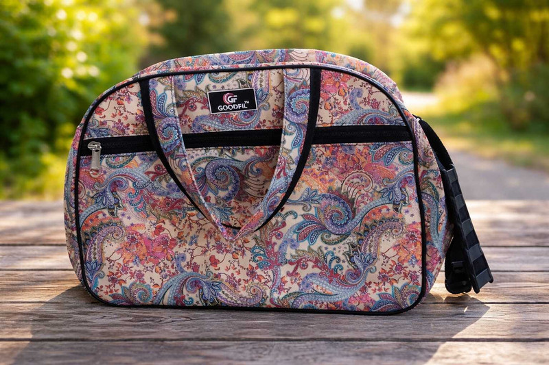 JAVIYA Paisley Print Travel Duffel Bag Small Travel Bag - Medium(Multicolor)