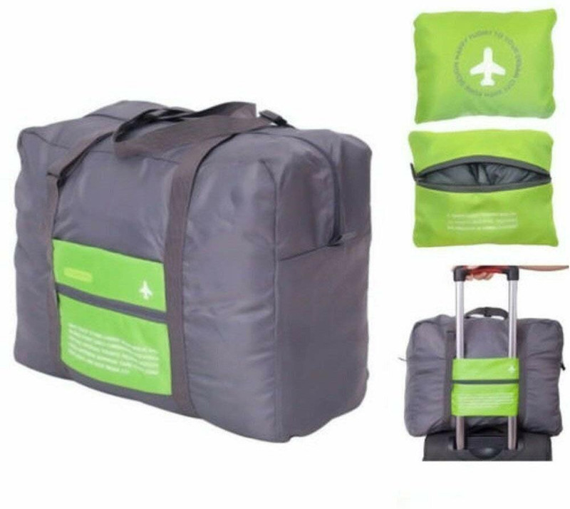 varahry (Expandable) Polyester Material, Large Capacity Waterproof Foldable Lightweight Big Carry for Luggage Bag, Foldable Bag - Multi Color (1pcs) Gym Duffel Bag