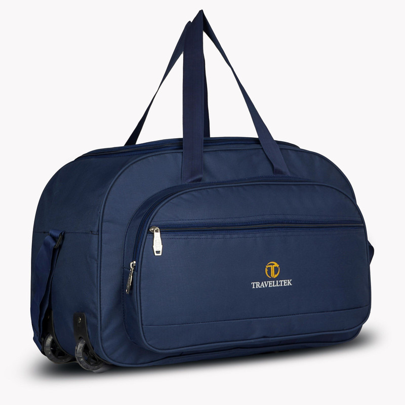 Travelltek Travellitek Travel Duffel Trolley Bag with Wheels for Men & Women | Blue Small Travel Bag  - XL(Multicolor)