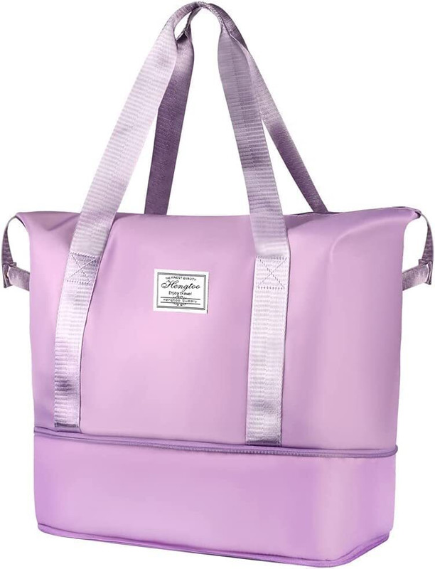 SPRQCART (Expandable) Travel Duffel Bag, Sports Tote Gym Bag, Shoulder Weekender Duffel Without Wheels