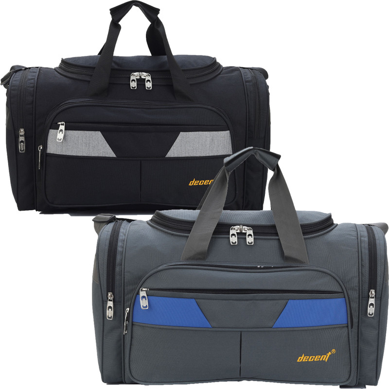 decent bags DB-04 NAVY & SKYBLUE COMBO 24Inch 90 Liters Heavy Dutty Travel Luggage Bag Small Travel Bag  - 24INCH(Multicolor)