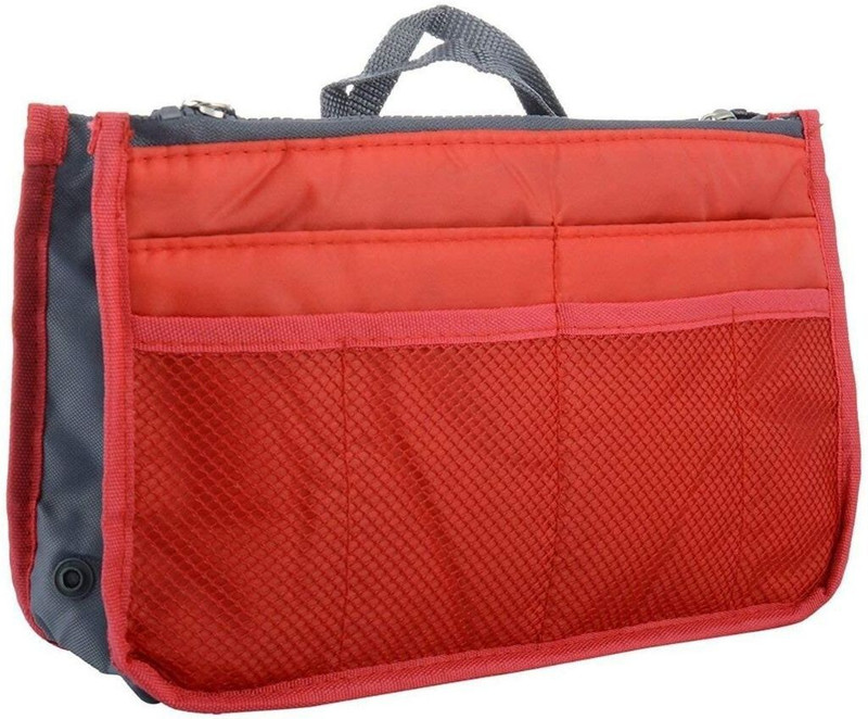 SHUANG YOU Fashionable Multipocket Handbag Organizer Travel, Make Up N Cosmetic Bag Small Travel Bag(Multicolor)