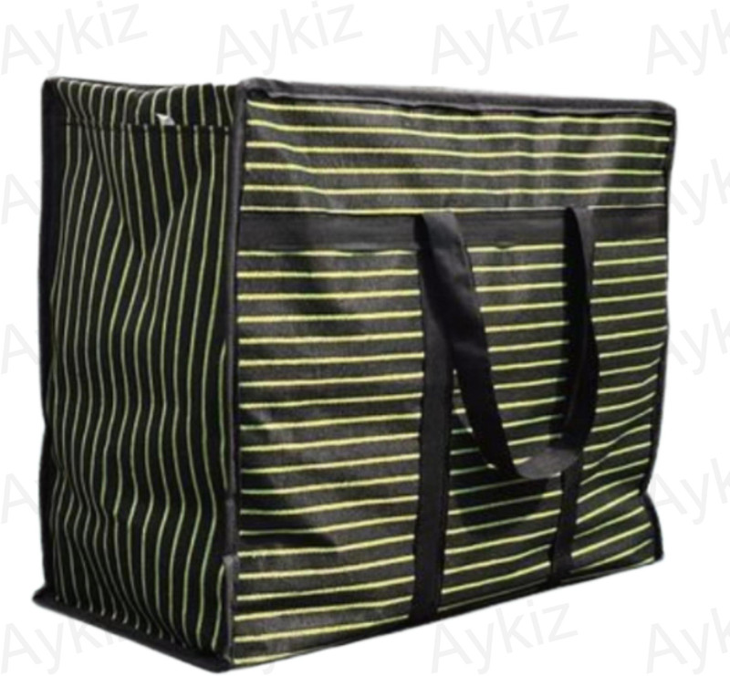 Aykiz Multipurpose Canvas Shopping Bag | Spacious Fabric Carry Bag for Utility Need Small Travel Bag  - Large(Green)