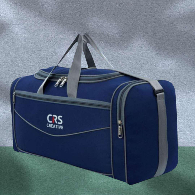 CRS CREATIVE Stylish Light Weight High Quality Duffel Bag/Travel Bag/Luggage Bag Small Travel Bag  - 24 INCH(Blue)