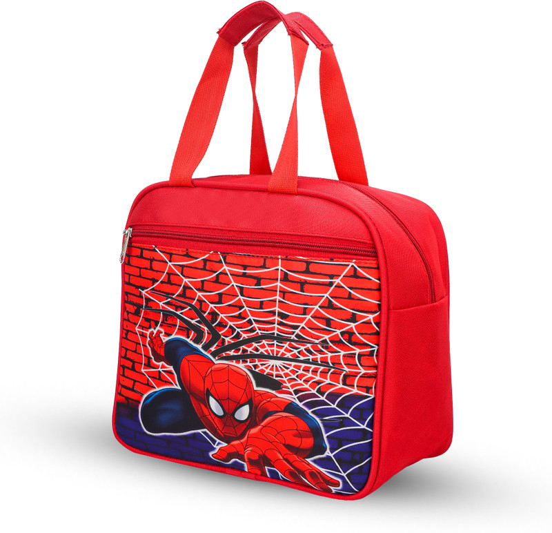 skynext Insulated Lunch Bag - Spider-Man 3D Prints, Ideal for School, Office & Outdoor Small Travel Bag(Red)
