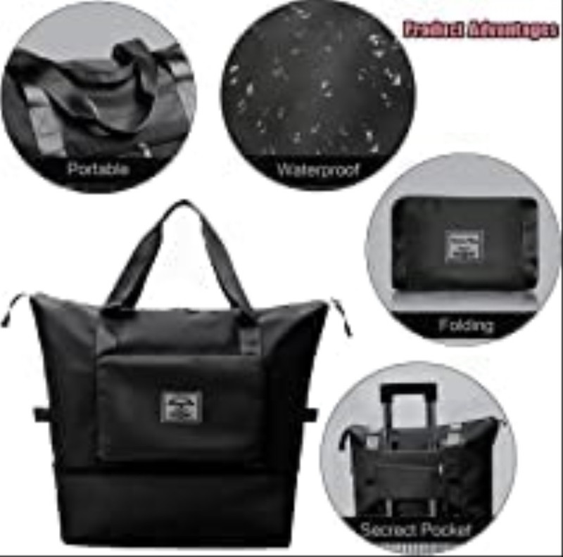 SeaRegal oldable Travel Duffel Bag, Large Capacity Folding Travel Bag Small Travel Bag(Multicolor)