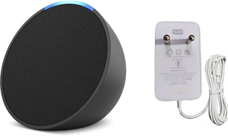 SHAILRON Smart speaker with Alexa and Bluetooth| Loud sound, balanced bass, crisp vocals(Multi, Color May Vary)