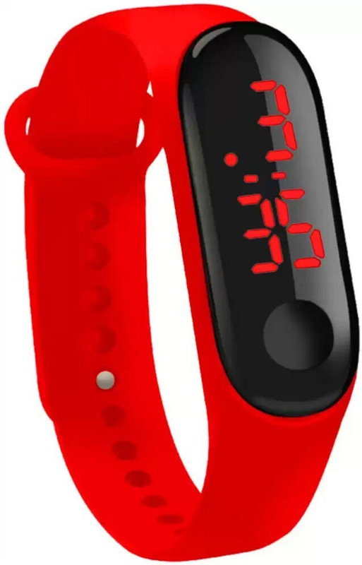 Quick Silicon Waterproof LED Digital Watch(White Strap, Size : Free)