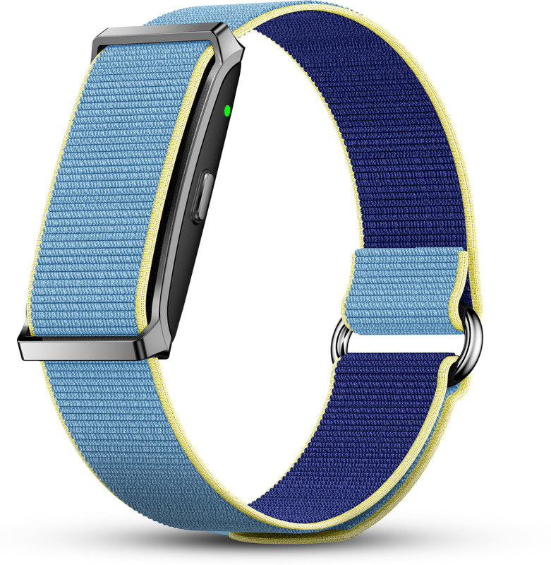 Pebble Qore Fitness Band 45-Day Battery,100+ Sports Modes & Health Suite,Remote Camera(Black Strap, Size : Free Size)