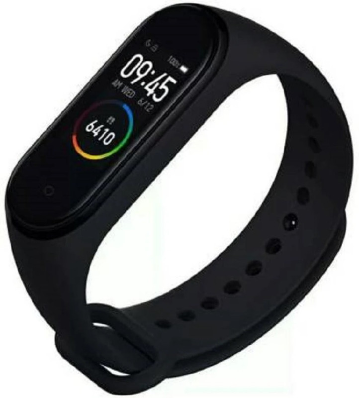 Zeorgia FITESS BAND WITH ACTIVITY TRACKER & BLUETOOTH(Black Strap, Size : Free)