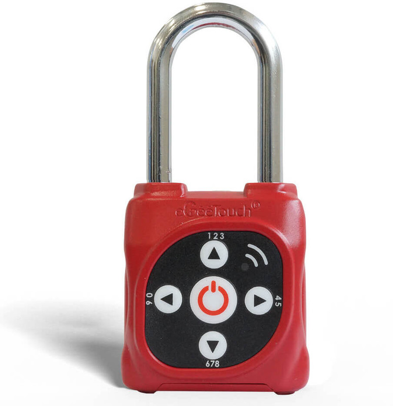 egeetouch GT5107 Smart Lockout Tagout Padlock Smart Door Lock(Red)