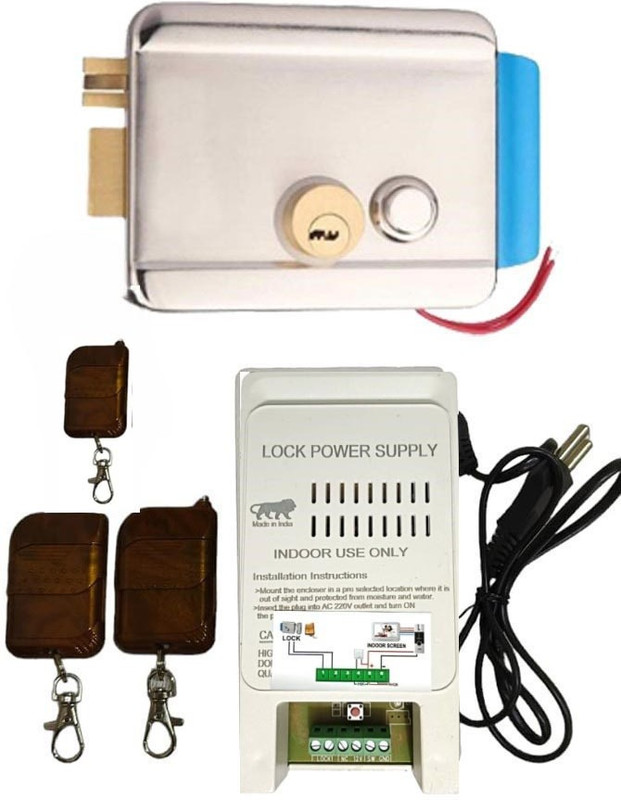 Aayansh Collection WIFI Controller with Door Lock & 3 Remotes Works with (Alexa and Google Home) Smart Door Lock(Mullti Color)