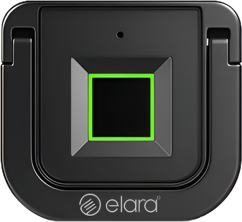 Elara Elara DX-1 Smart Drawer Lock, Fingerprint Scanner with 20 User Storage, Auto-Lock System, Type-C Port, Smart Lock for Cabinets and Drawers Black Smart Door Lock(Black)