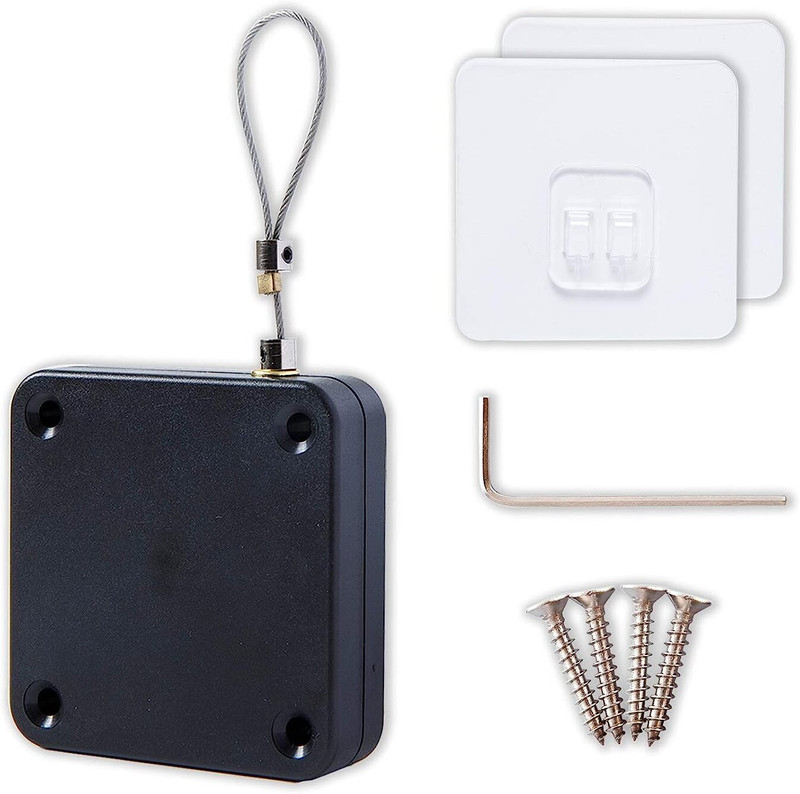 MANTAVYA Self Closing with Steel Wire Drawstring, Closer for In Out, Internal Smart Door Lock(Mullti Color)