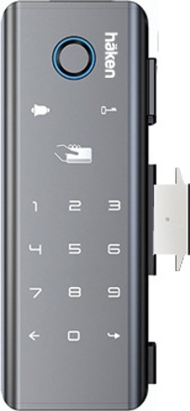 Haken Haken HDLE-RG51 Smart Glass Door Lock WiFi Fingerprint Grey Smart Door Lock(Grey)