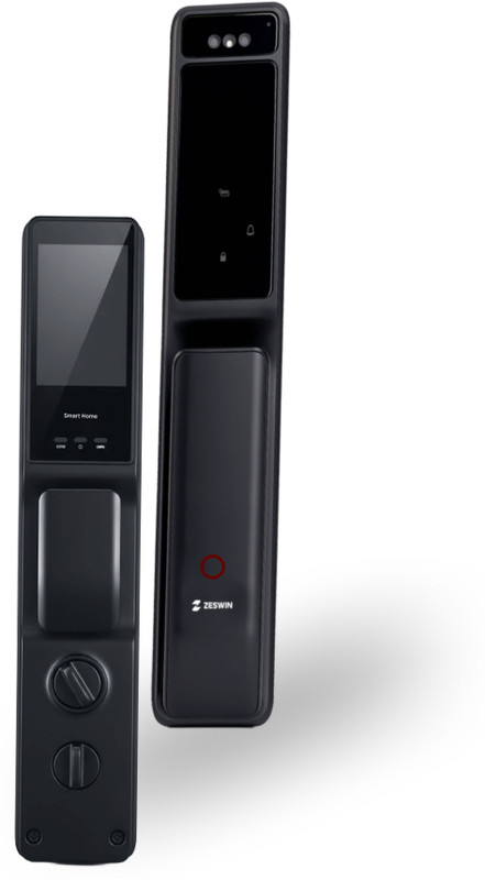 Zeswin Smart Door Lock with 7-Way Unlock, Fingerprint, PIN, App & RFID Smart Door Lock(Black)