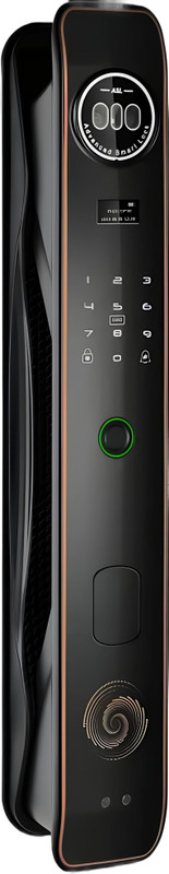 Lockee Citadel One Smart Door Lock | 7-in-1 Unlock Fingerprint Face Palm Vein RFID PIN App Mechanical Key | WiFi Remote Control | Hotel PMS Compatible | Aluminum Alloy Smart Door Lock(Mullti Color)