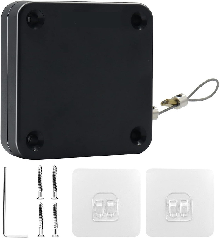 SKYZONE Automatic Sensor Closer, Punch Free Residential Commercial Auto Closer Smart Door Lock(Mullti Color)