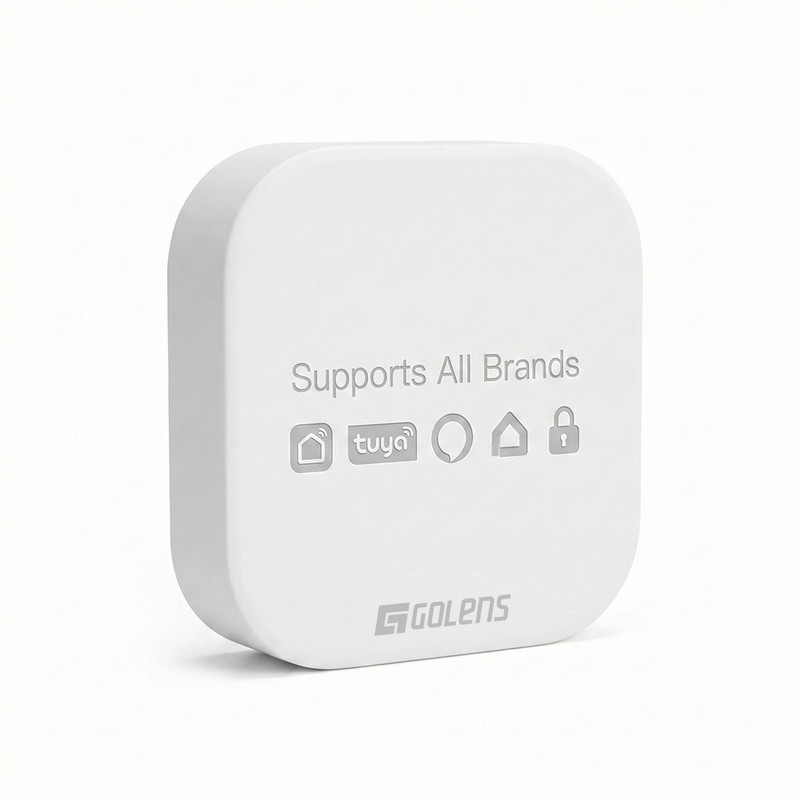 GOLENS Smart WiFi Gateway Bridge Mini, Smart Life App Hub, 2.4GHz WiFi Smart Door Lock(White)