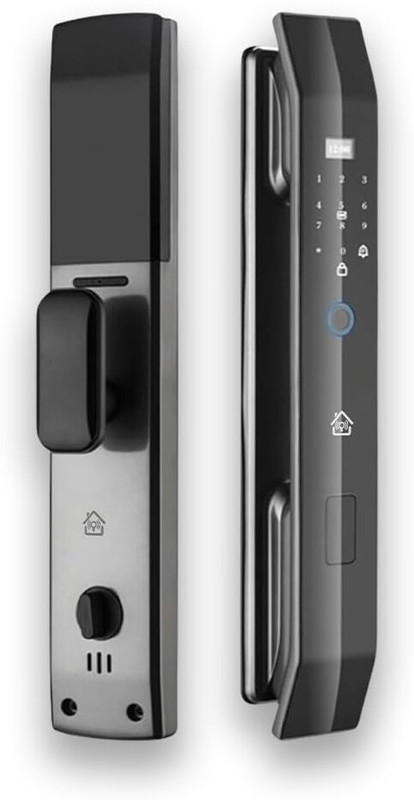 HomeMate Smart Door Lock - Black | Remote Control | Fingerprint | Password | RFID Cards | APP Control | WiFi Smart Door Lock(Black)